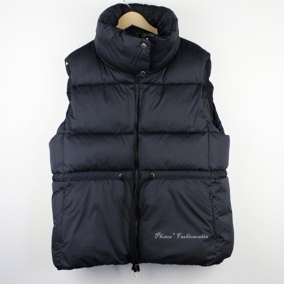 NWT Save The Duck Ren Puffer Vest, Black, 6/XL– Eco-Friendly, Drawstring Waist - Picture 4 of 15